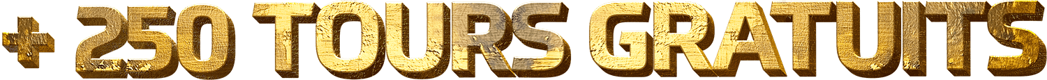 250 tours gratuits